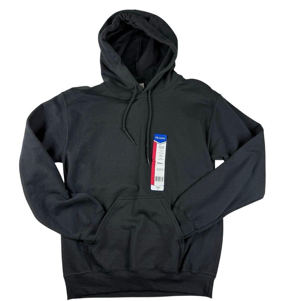 Gildan Heavy Blend Black Hoodie - Size Small - New with Tags
